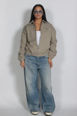 Kaki short jacket