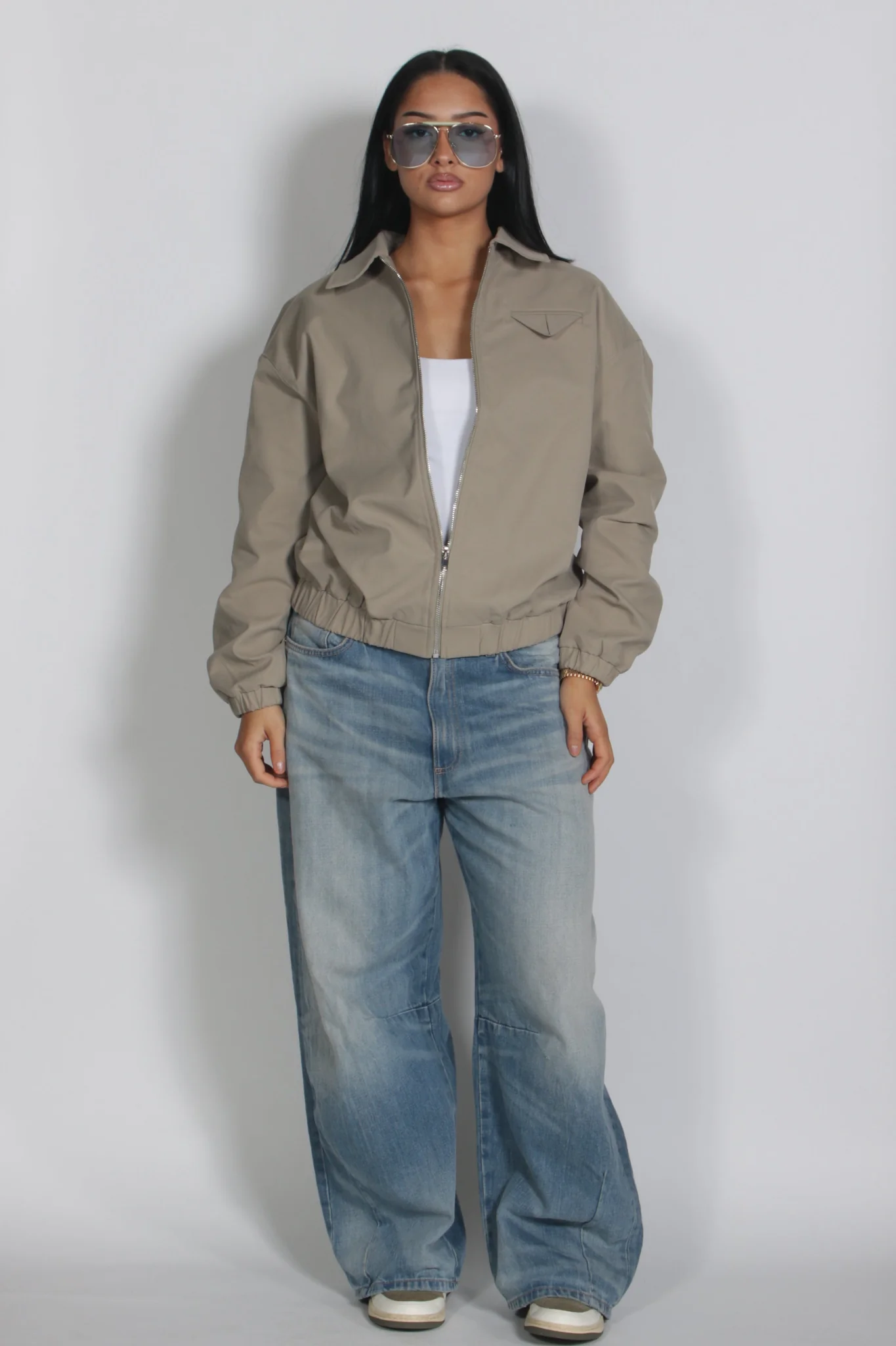 Kaki short jacket - Afbeelding 1