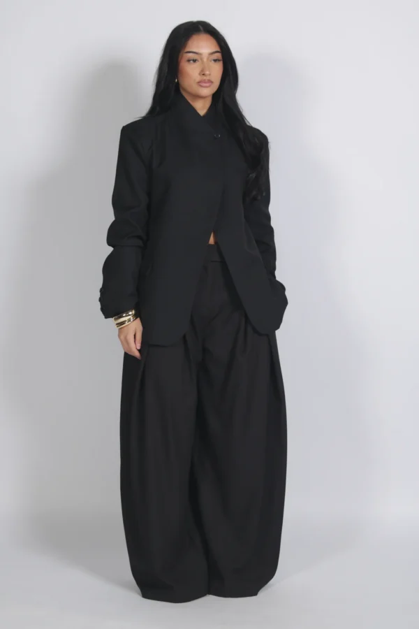 Black blazer set