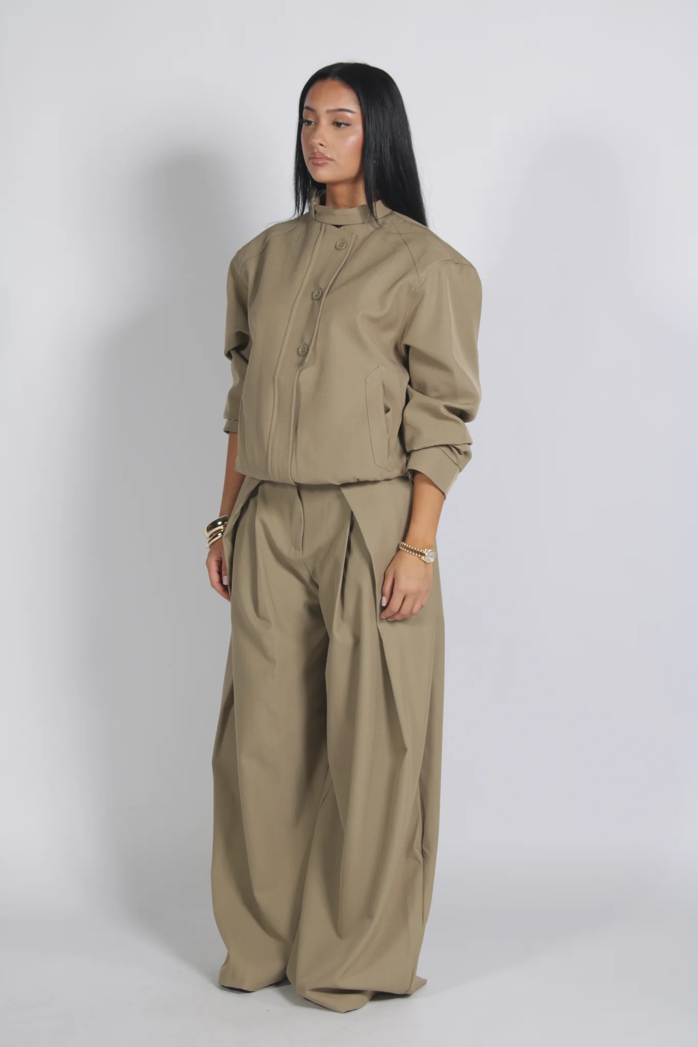 kaki set - Afbeelding 1
