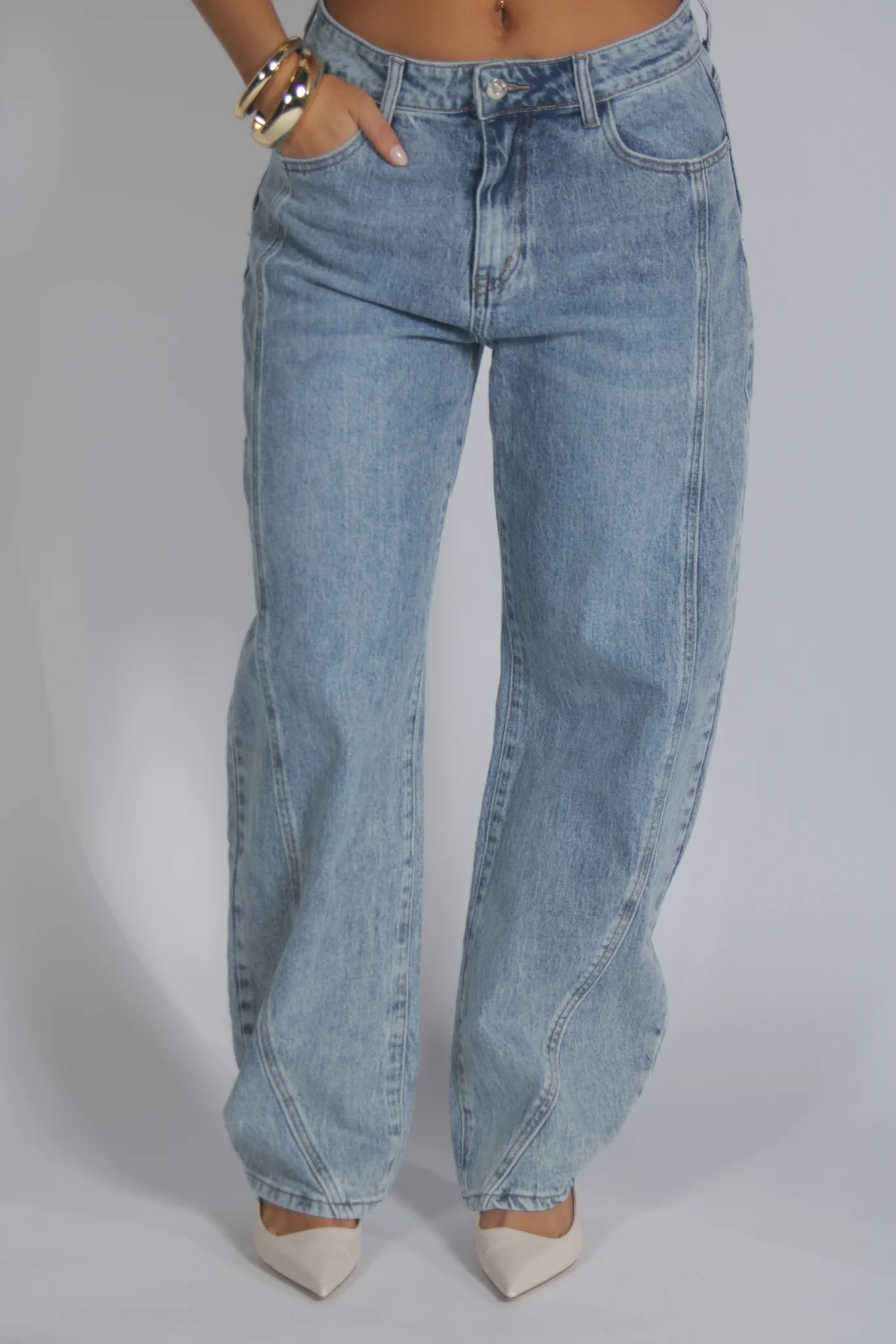 Basic jeans - Afbeelding 1