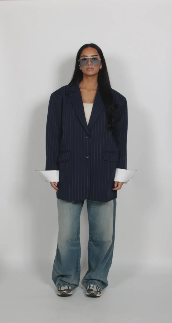 Blue X blazer