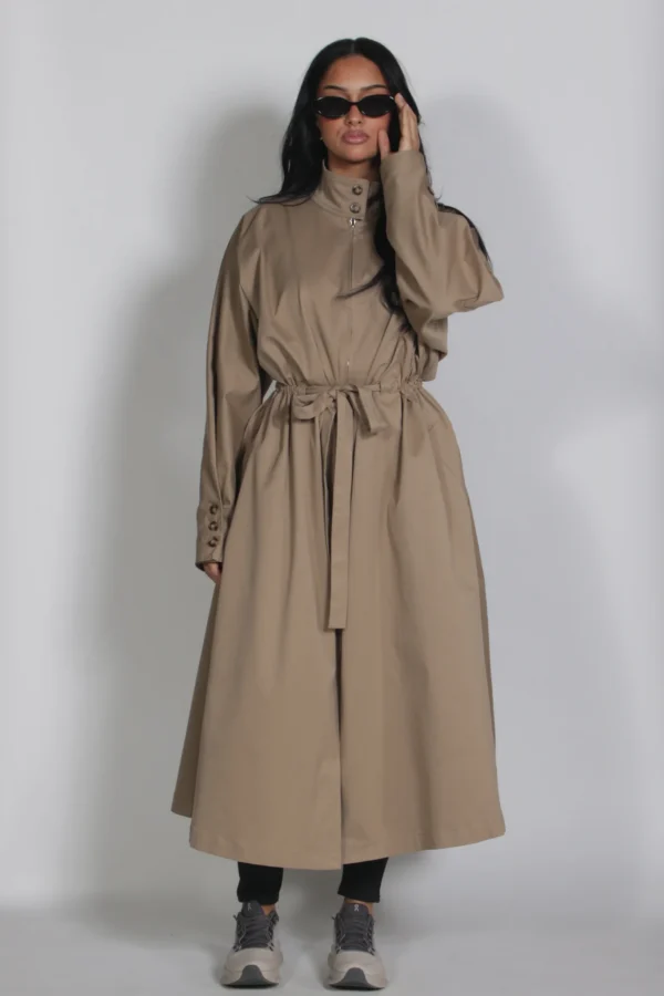 Long beige jacket