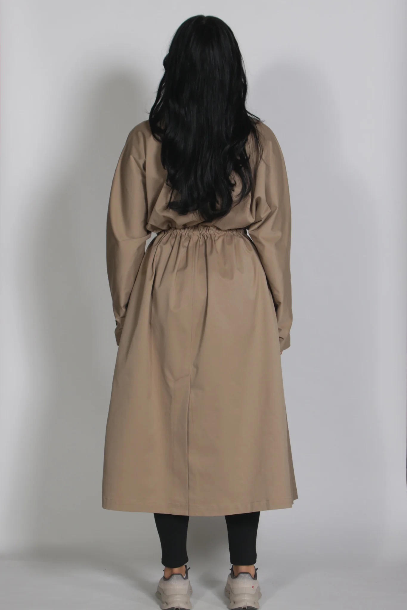 Long beige jacket - Afbeelding 2