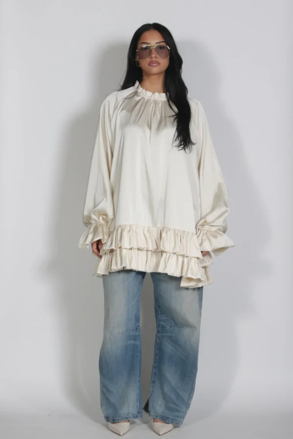 Valentina blouse beige