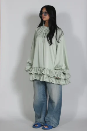 Valentina blouse green - Afbeelding 3