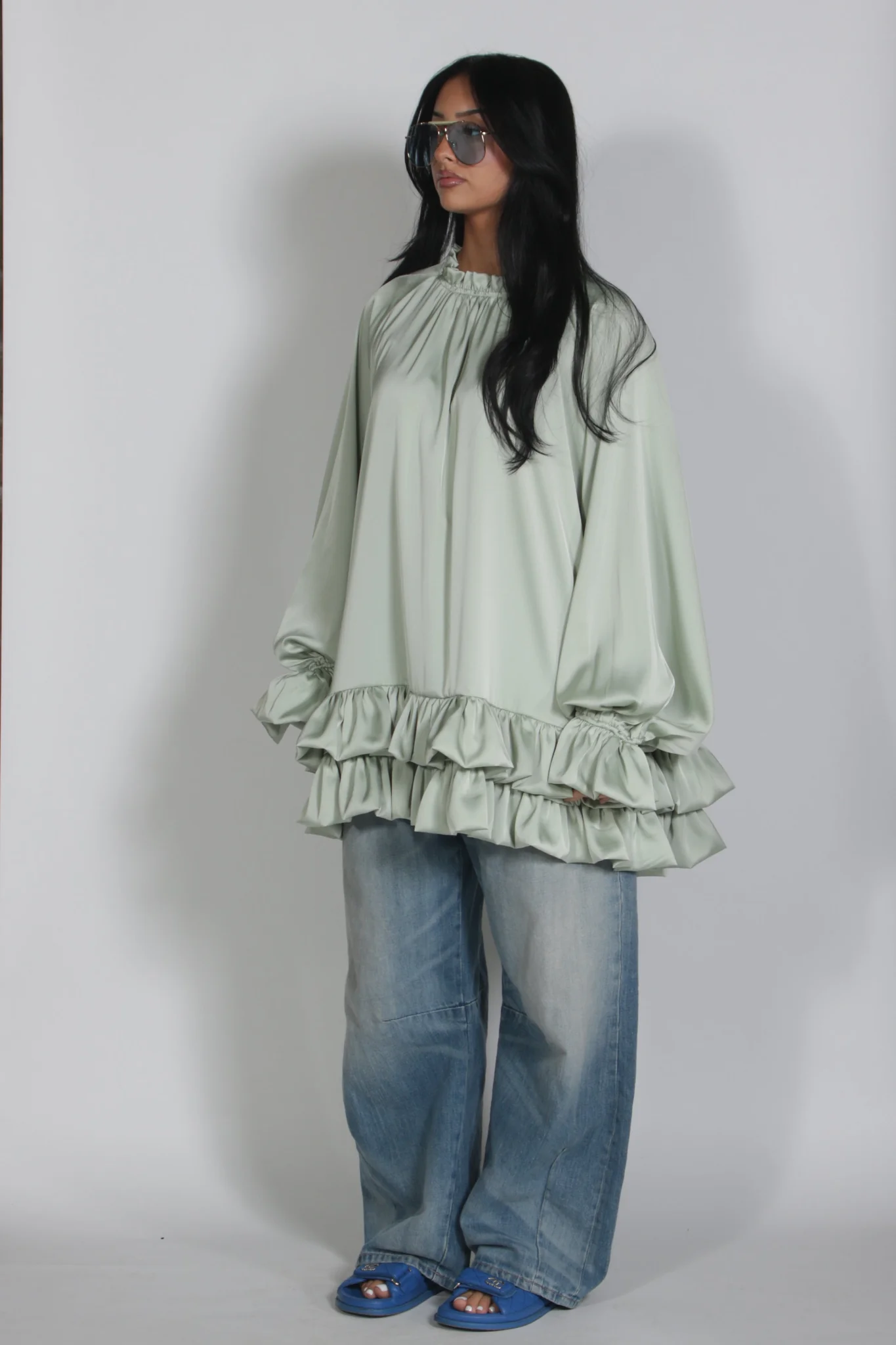 Valentina blouse green - Afbeelding 3