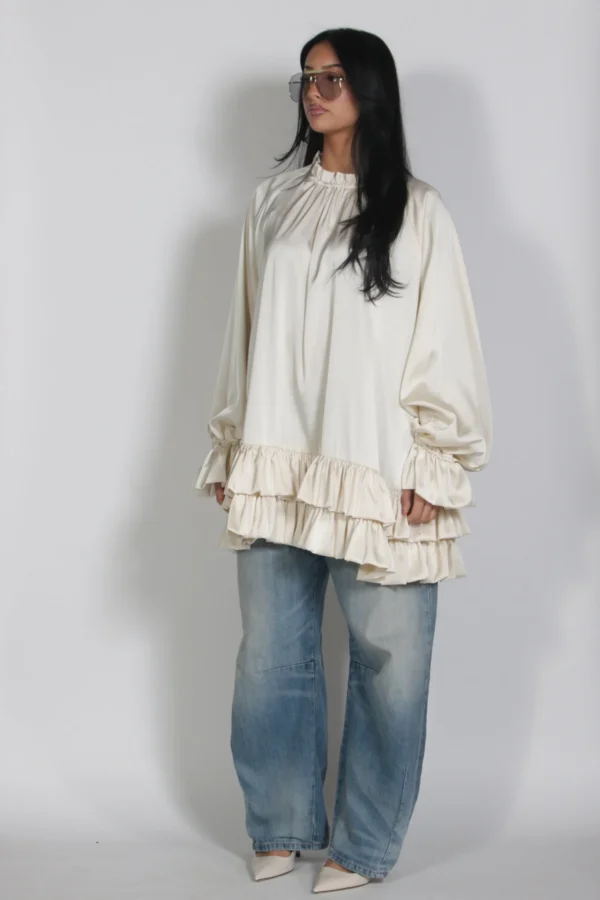 Valentina blouse beige