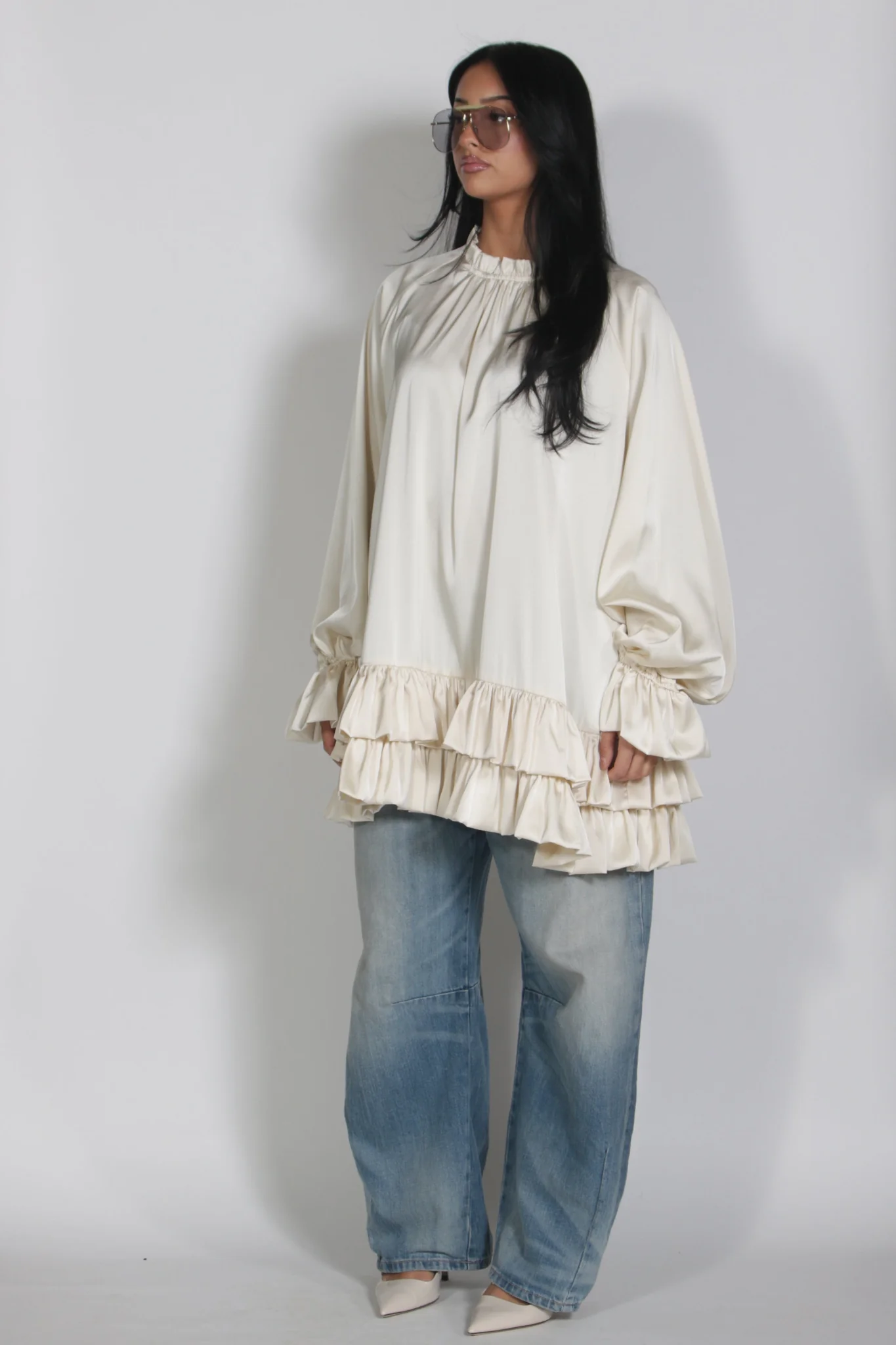 Valentina blouse beige - Afbeelding 2