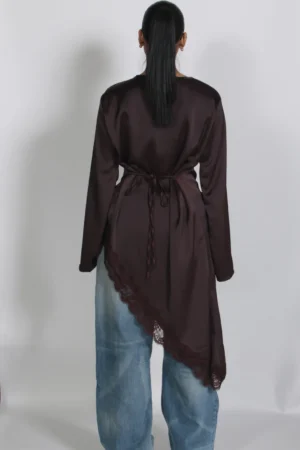 Asym top brown - Afbeelding 4
